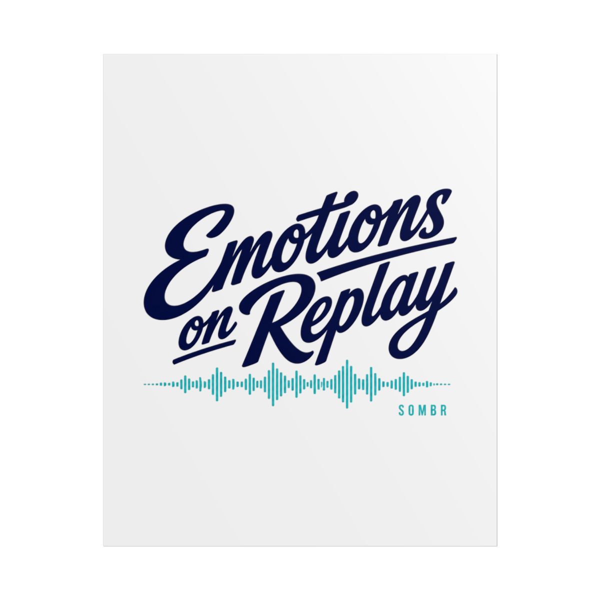 Sombr "Emotions on Replay" Poster - Official posters merchandise