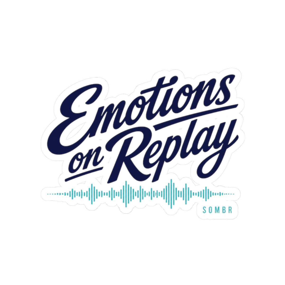 Sombr "Emotions on Replay" Sticker - Official stickers merchandise