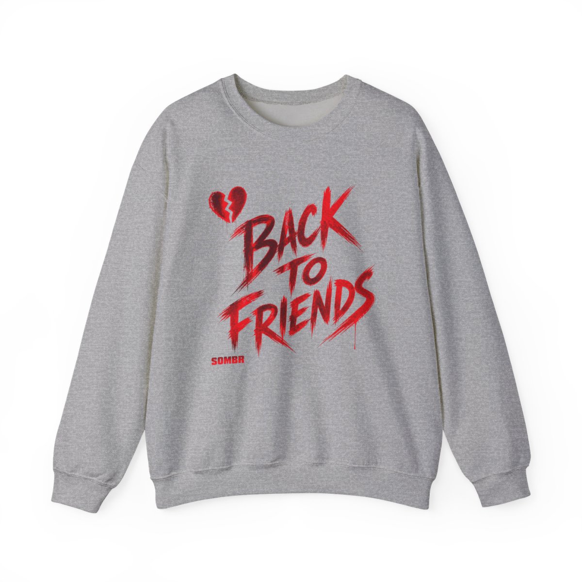 Sombr "Back to Friends" Crewneck - Sombr official Sweatshirts merch