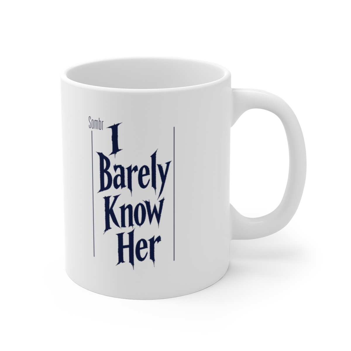 Sombr "I Barely Know Her" White Mug - Official mugs merchandise