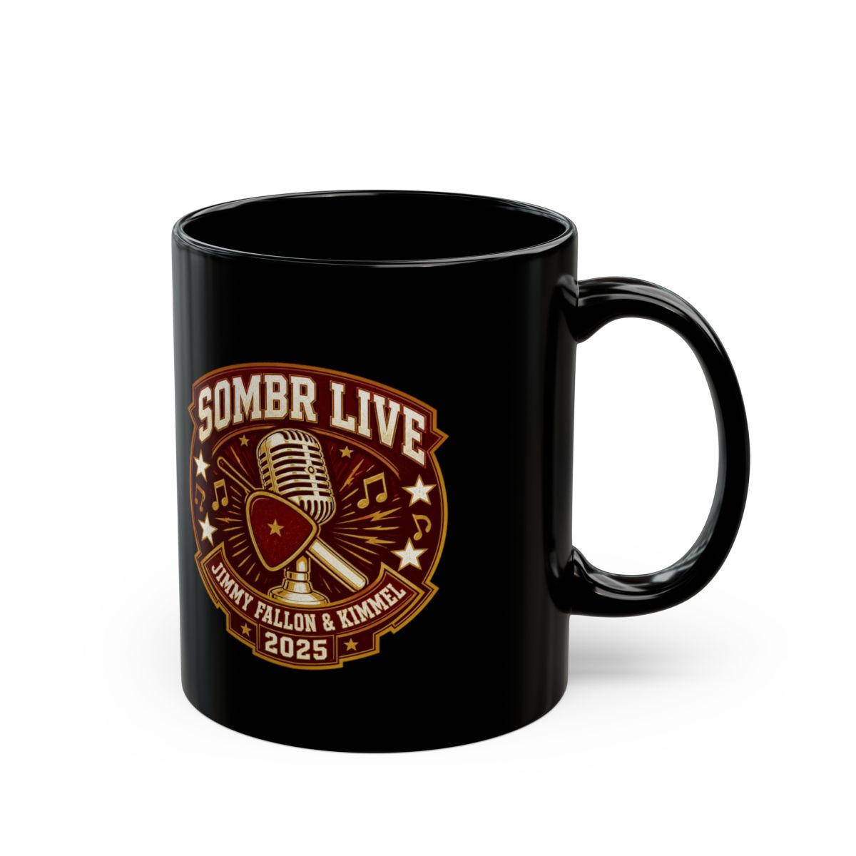 Sombr "Sombr Live" Black Mug - Official mugs merchandise