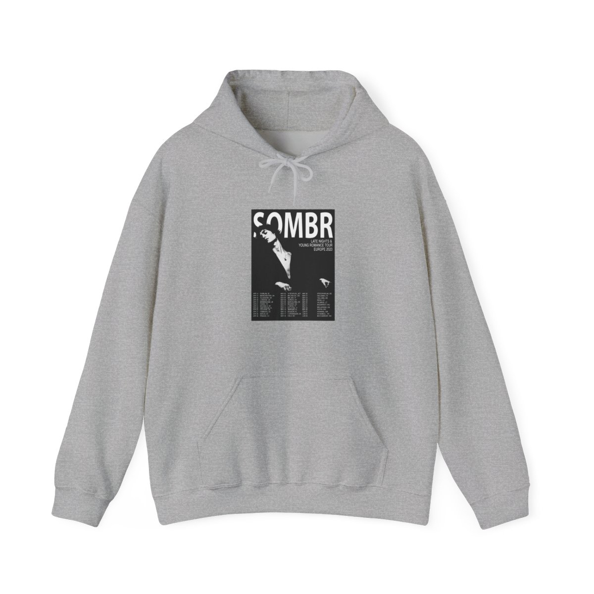 Sombr Europe Tour 2026 Hoodie - Official hoodies merchandise